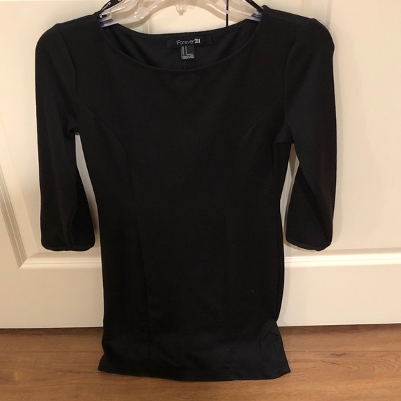 Forever 21 black bodycon dress - Picture 1 of 5